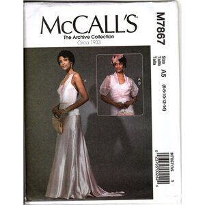 McCall's M7867 Misses 6 to 14 Archive Circa 1933 Dress Uncut Sewing Pattern